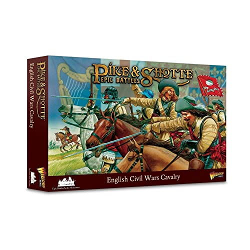 Warlord Games Englische Civil Wars Kavallerie – Kunststoff-Miniaturen für Hecht & Shotte Epische Schlachten Sehr detaillierte Miniaturen für Tisch-Kriegsspiele