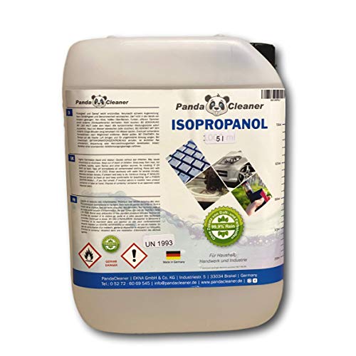 PANDACLEANER® Isopropanol/Reinigungsalkohol - 5000ml / 5L - Reinigungsflüssigkeit für Haushalt, Handwerk & Industrie (1x5000ml)