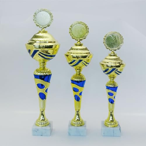 JSSC Neugart GmbH Pokalserie, 3-er Serie, Pokale mit Wunschgravur für Fussball, Tennis, Poker, Skat, Dart, Basketball (1)