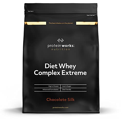 Diet Whey Complex Extreme / CHOCOLATE SILK / von THE PROTEIN WORKS / 500g / Kombiniert modernste, innovative Inhaltsstoffe in einem Diätshake mit unvergleichbarer Wirkung