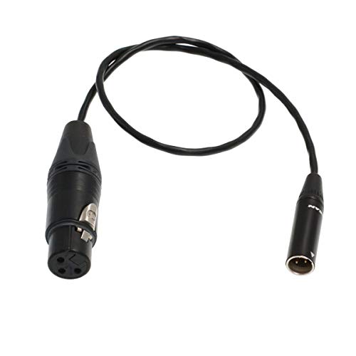 BMPCC Kamera Audio Kabel TA3M auf XLR 3 Pin Mikrofon für Blackmagic Design Pocket Cinema Kamera 4K (80cm)