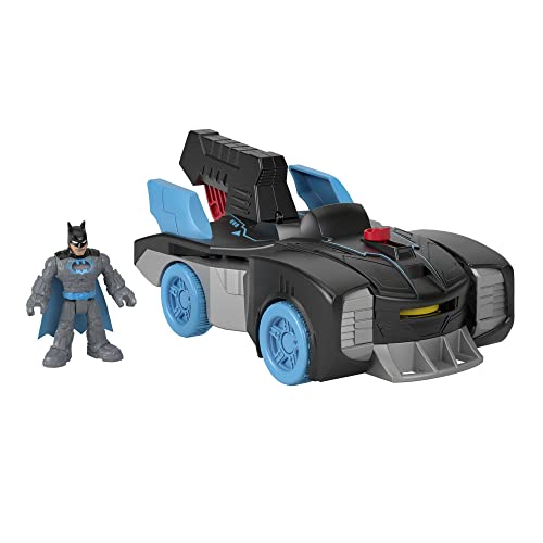 Fisher-Price GWT24 - Imaginext DC Super Friends Bat-Tech Batmobil und Batman, ab 3 bis 8 Jahren