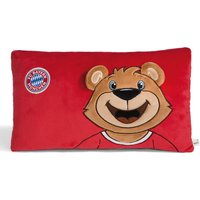 NICI 49080 Plüschkissen FC Bayern Bear Berni 43x25cm braun aus nachhaltiger Herstellung