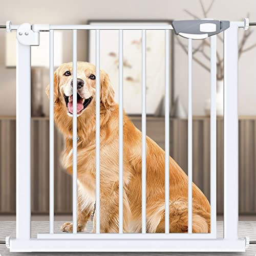 Selbstschließende Sicherheitstor-Türen,Treppenschutzgitter für Babys und Hunde,Hundegitter Haustierschutzgitter,Extra Breites Tür für Kindersicherheit,Ausziehbar von 67 bis 172 cm (103-106cm/40.5-41.7in)