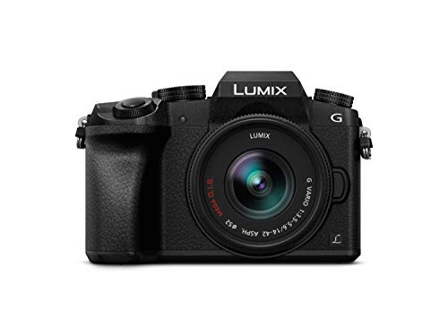 'panasonic-lumix g7kec k-cámara Digitale austauschbar mit Ziel von 14 – 42 mm (16 Megapixel Display 3-Videoaufzeichnung 4 K,) WiFi schwarz