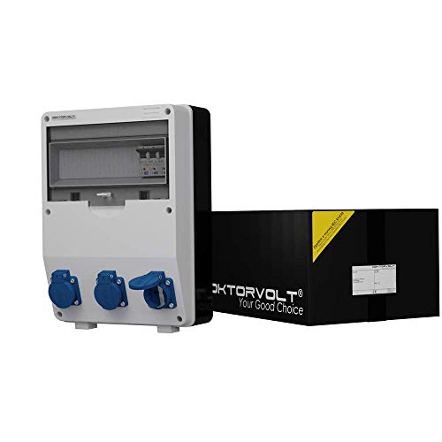 Stromverteiler TD-S 3x230V Wandverteiler Baustromverteiler Doktorvolt® 9016