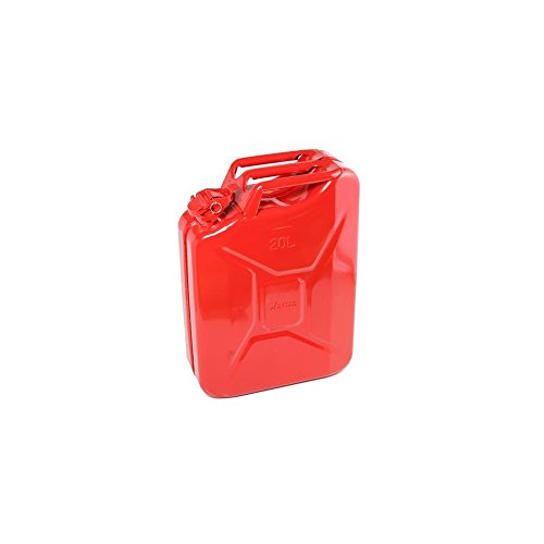 HP-Autozubehör 10129 Stahlblech Kanister 20 Liter, Farbe rot, Marke Valpro