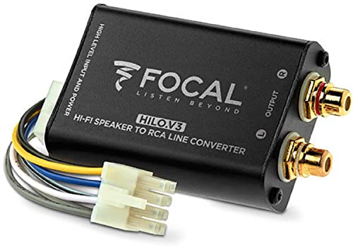 Focal HILOV3 Hi-Lo V3 High-Low Adapter mit Impedanz-SIM. und Remoteausgang