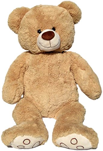 Wagner 9025 - Riesen XXL Teddybär 100 cm groß in hell-braun - Plüschbär Kuschelbär Teddy Bär