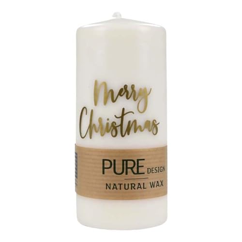 Wenzel Pure Safe Kerze, Christmas, natur, 130x60 (10)