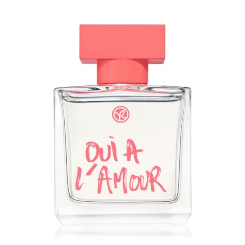 Yves Rocher OUI À L'AMOUR Eau de Parfum, blumig orientalischer Damenduft, mit Rosen-Extrakt, 1 x Zerstäuber 30 ml