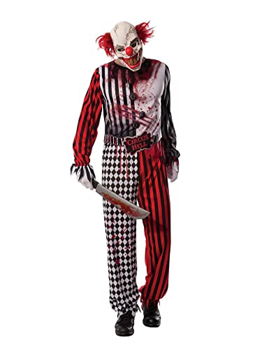 Rubie's, Horrorclown-Kostüm für Erwachsene, offizielles Halloween-Lizenzprodukt, Standardgröße