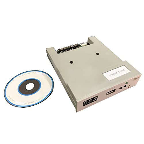 Avejjbaey USB-Diskettenleser-Laufwerk, 3,5 Zoll, externes 1,44 MB FDD-Diskettenlaufwerk, Emulator für industrielle Plug&Play, nicht für zusätzlichen Diskettenlaufwerk-Emulator