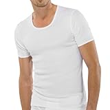 Schiesser Herren T-Shirt doppelripp 2er Pack, Farbe:Weiß (100);Größe:7/XL