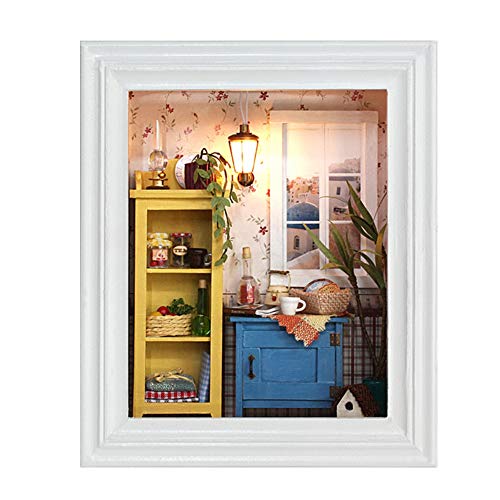 Tosuny DIY Casa Miniature Mein Schlafzimmer Box Bilderrahmen Dekoration Haus Geschenke für Kinder Freunde