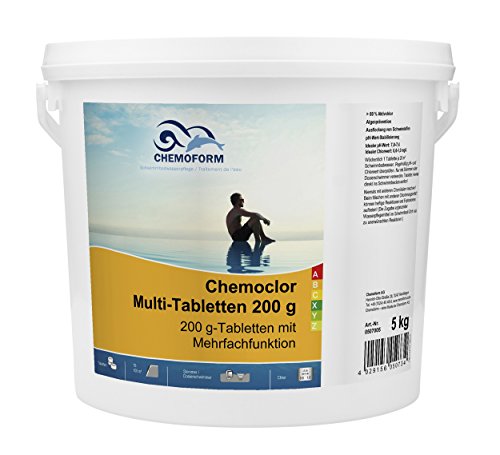 Chemoclor Multi-Tabletten (200 g) mit Mehrfachfunktion 5 Kilo