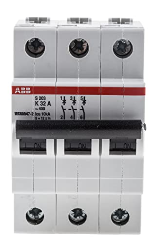 Abb Sicherungsautomat S203-k32 32a 3-polig K-Charakteristik
