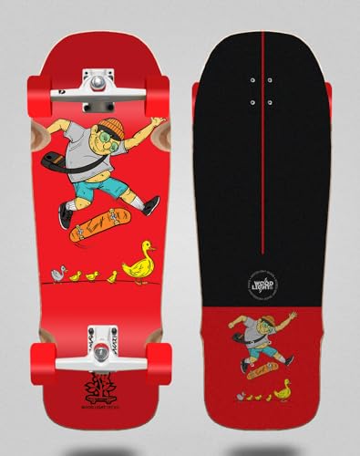 Wood Light Surfskate komplett mit SGI Surf Skate Trucks – Forall Red 10x32,12 Gotoku