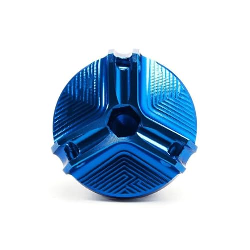 Für Y&amaha XMAX 300 X-MAX 300 XMAX 250 2017-2021 2022 2023 Motorrad-Frontbremsflüssigkeitsbehälter-Abdeckung Motoröl-Einfülldeckel (Color : Blau, Größe : 1)