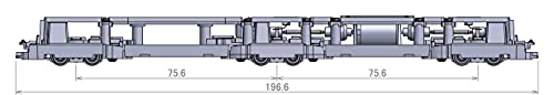 Tomytec 319054 Fahrgestell TM-LRT05, für Trams Typ 5100 Modellbausatz, Mehrfarbig
