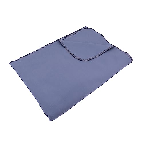 SETEX Kuscheldecke, Dekorative Decke aus 100% Baumwolle, 200 x 140 cm, Blau