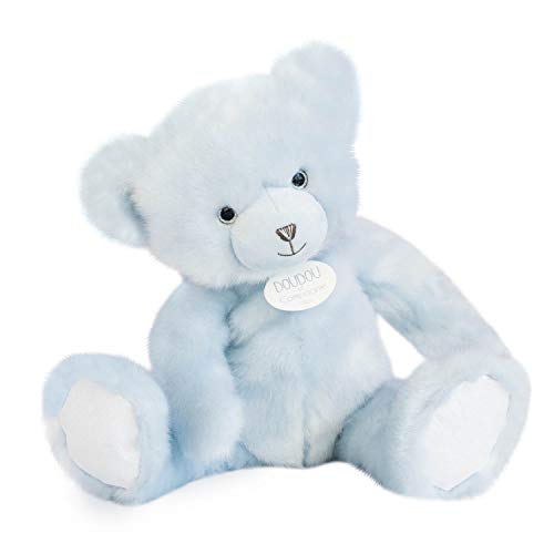 Doudou et Compagnie DC3585 Teddybär, 37 cm, Himmelblau