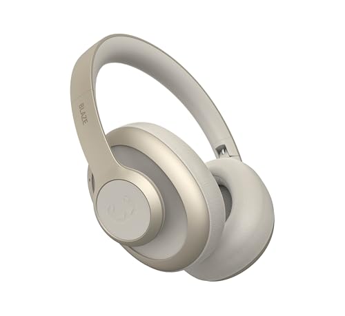 Fresh 'n Rebel Clam Blaze Bluetooth Kopfhörer Over Ear mit 80 Stunden Spielzeit, Perfect Calling, Wind-Noise Cancelling, Kabellos, Schnelladung, Tastensteuerung, Ambient-Sound-Modus (Beige)