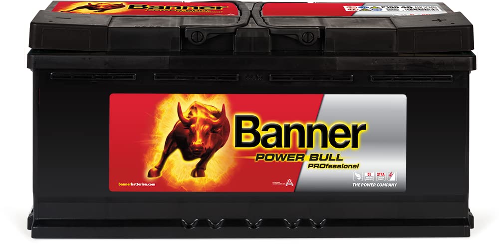 Autobatterie 100AH 12V 820A/EN Banner Power Bull Professional ersetzt 88Ah 92Ah 95Ah