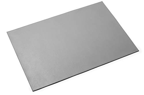 Durable 730510 Schreibunterlage aus hochwertigem (soften Leder, 650 x 450 mm, rutschfest) grau