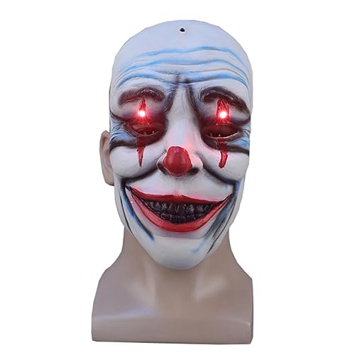 Cosplay Kostüm Maske Horror Maske Kopfbedeckung Vollgesichtsmaske Halloween Lustig Geist Gesicht Blutende Schädel Maske