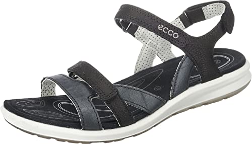 Ecco Damen Cruise II Trekking-& Wandersandalen, Schwarz (Black), 41 EU