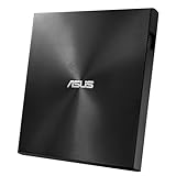 ASUS ZenDrive U8M (SDRW-08U8M-U) externes DVD-Laufwerk/Brenner (USB-C-Schnittstelle, kompatibel mit Windows und Mac OS, M-DISC-Unterstützung, umfangreiche Backup-Lösungen) schwarz