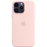 Apple Original iPhone 14 Pro Max Silikon Case mit MagSafe Kalkrosa