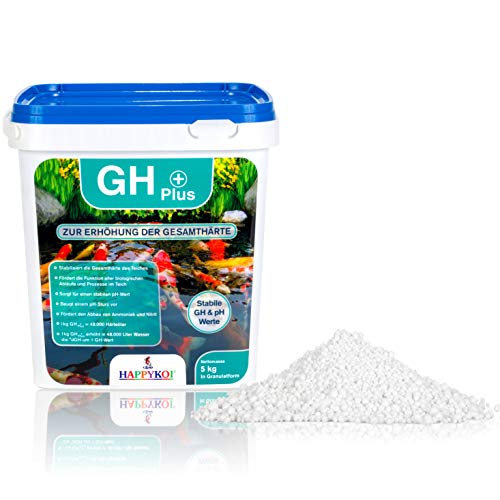 HAPPYKOI® GH Plus zur Erhöhung der Gesamthärte Wasserhärte in Granulatform HAPPYKOI® GH Plus GH Plus 5 kg