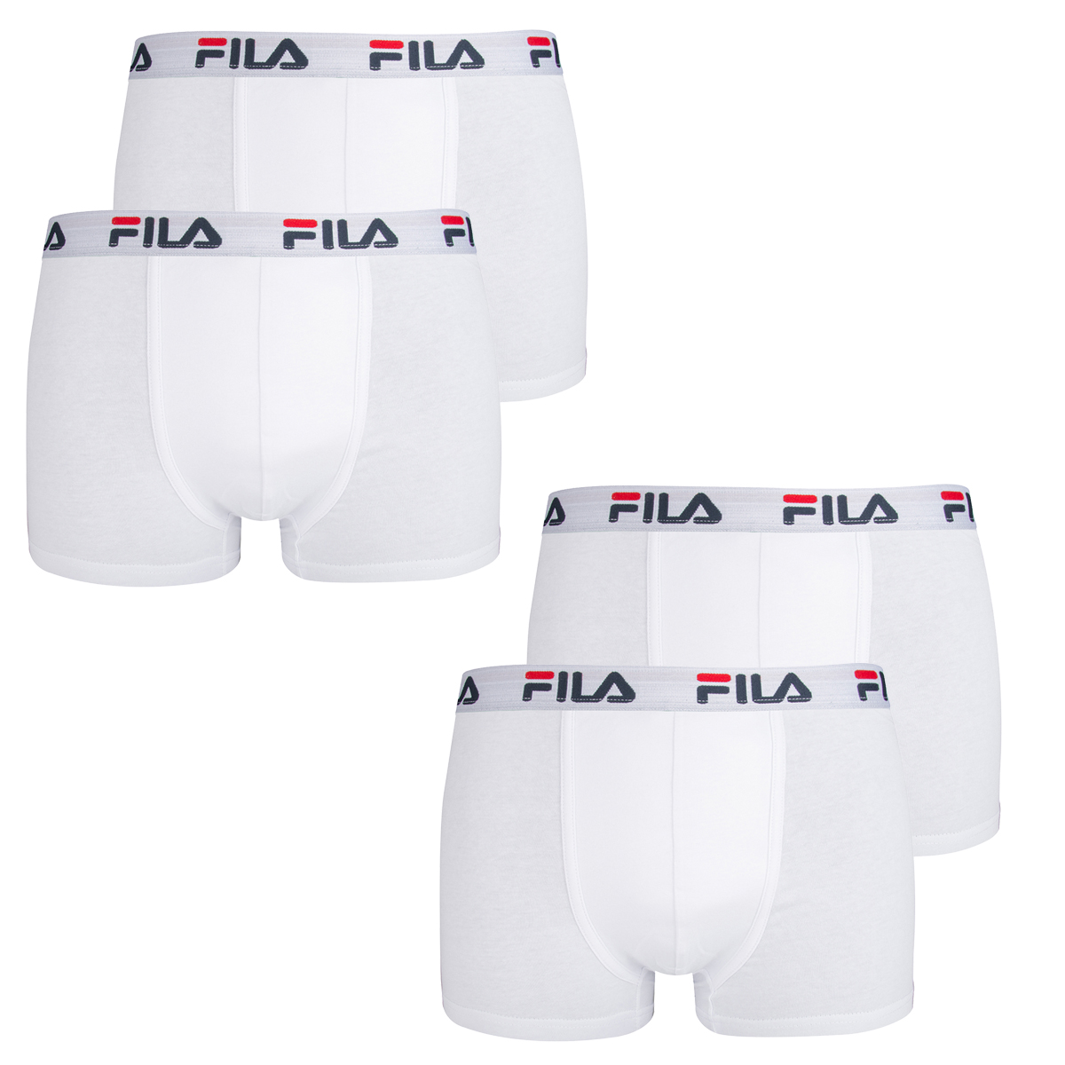 Fila Herren FU5016/2 Boxershorts, Wei (White 300), XL