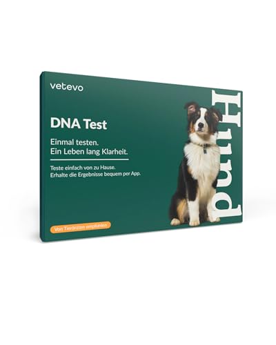 vetevo DNA Test für Hunde (Rassebestimmung & Erbkrankheiten)