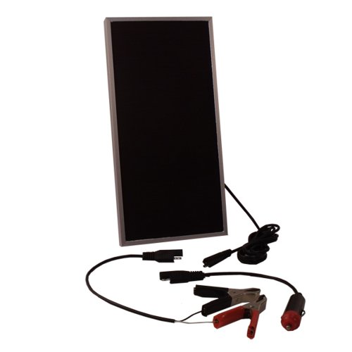 Mauk Tragbares Solar Batterieladegerät 12V für Auto, Motorrad, Boot und mehr