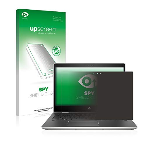 upscreen Anti-Spy Blickschutzfolie kompatibel mit HP ProBook x360 440 G1 (eine Kamera) Privacy Displayschutz-Folie [Sichtschutz, Blaulichtfilter]