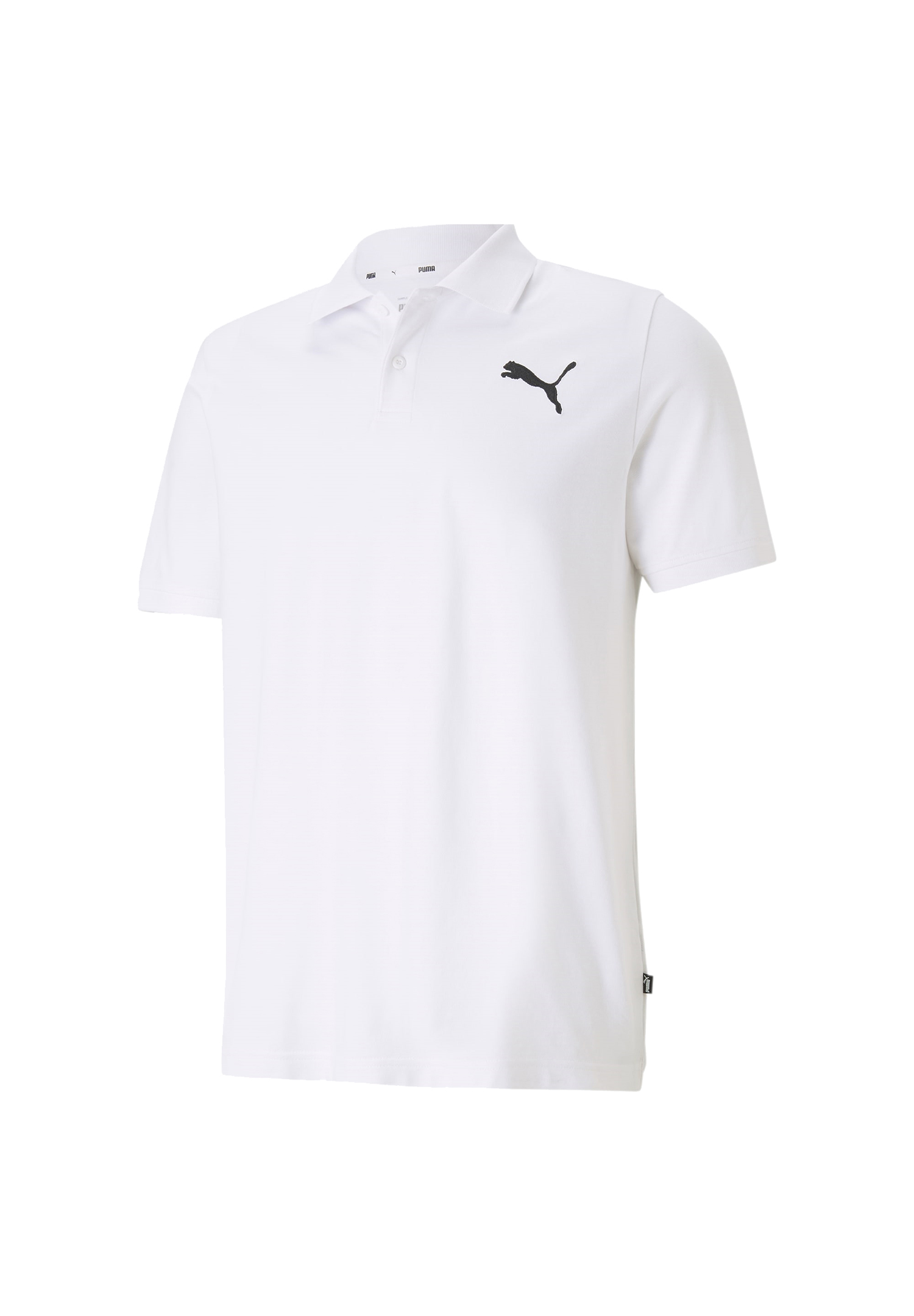 PUMA Herren Polo Shirt, Puma White-cat, M