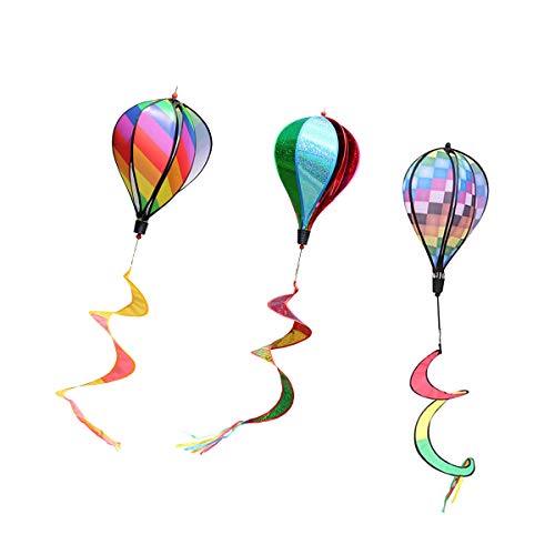 ACMEDE Windspiel Ballon bunt Windspinner Windspirale Gartendeko Kinderdeko
