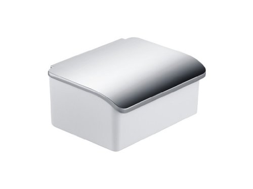 Keuco feuchtpapierbox elegance mit porzellanbehälter weiß verchromt
