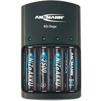 ANSMANN Nickel-Zink Akku AAA 1,6V 900mWh (550mAh) Micro NiZn/Ni-Zn Accu AAA wiederaufladbare Batterien AAA - Ersatz für 1,5V Einwegbatterien (4 Stück)