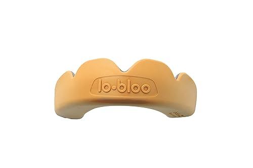 lobloo PRO-FIT Patent Pending, Professional Dual-Density impressionless Mouthguard for High Contact Sports as MMA, Hockey, Football, Rugby. Large +13yrs, Orange