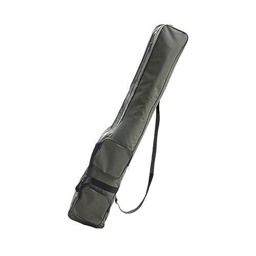 Pavewood 1 Stück Angelrute Tasche Tragbare Angelrute Tasche 4.27Ft Angelrute Reel Organizer, armee-grün