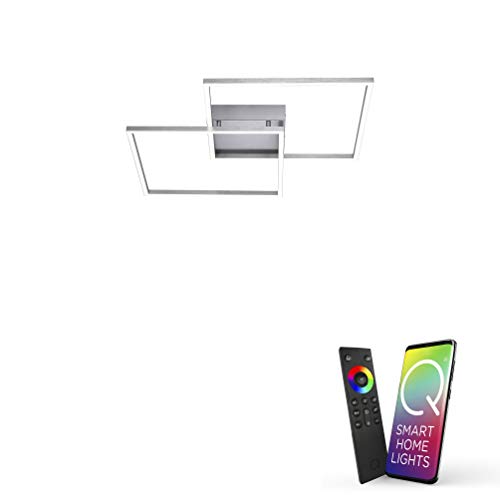 Paul Neuhaus Q® LED Decken- und Wandleuchte Q®-INIGO EEK: LED (A++ - E) LED fest eingebaut 30 W RGBW