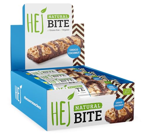HEJ Bite | Veganer Nussriegel Snack | Choco Coconut - 12 x 40 g