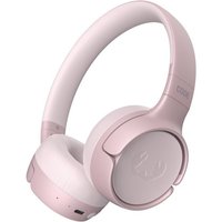 Fresh 'n Rebel Code Fuse, Bluetooth-Kopfhörer on-Ear, kabellos, 30 Stunden Spielzeit, mit Mikrofon und Sprachassistent, Lautstärkeregler und Wiedergabe/Pause-Tasten, faltbar (Smokey Pink)