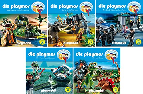 Die Playmos - Hörspiel Abenteuer - Folge 26-30 im Set - Deutsche Originalware [5 CDs]