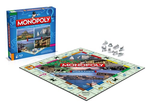 WINNING MOVES - Monopoly - Normandie - Gesellschaftsspiel - Französische Version