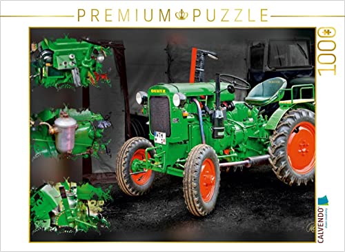 CALVENDO Puzzle Oldtimer Traktor Deutz 1000 Teile Lege-Größe 64 x 48 cm Foto-Puzzle Bild von Peter Roder